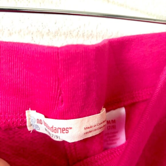 Love N Kisses y2k 2000s Pink Rhinestone Flared Track Pants M - Picture 4 of 5